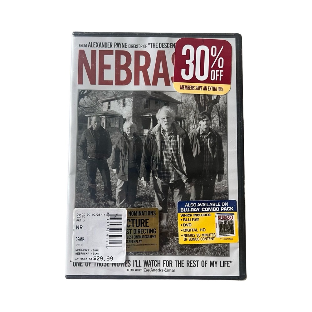 Nebraska DVD‎ Alexander Payne Bruce Dern Will Forte Bob Odenkirk 2013 Film New